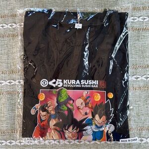 RARE Unopened Kura Sushi Dragon Ball Z Promo Limited Edition Shirt Size Large